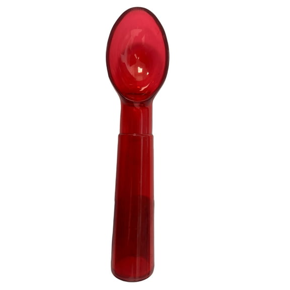 Ice Cream Scoop, Make Serving Up Frozen Treats a Breeze, Crafted with Sturdy Plastic, This Scoop Offers Durability and Comfort for Easy and Effortless Scooping of Your Favorite Frozen Delights, Red