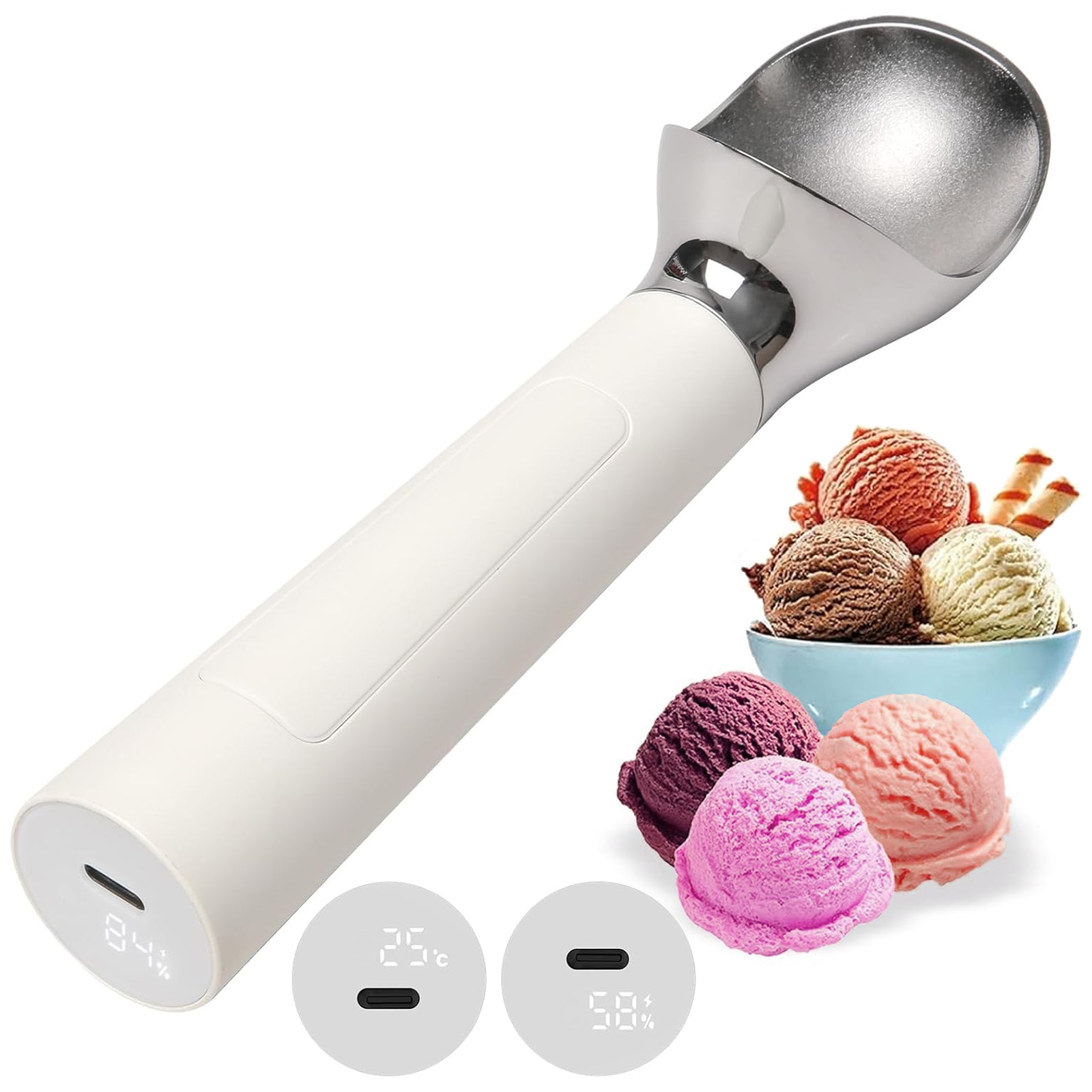 automatic ice cream scoop
