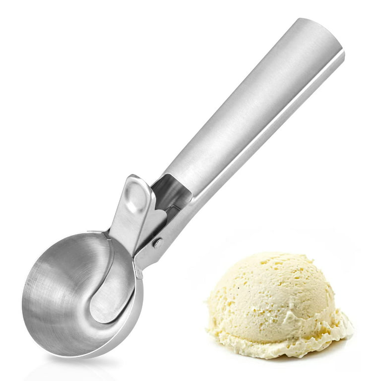 Ice Cream Scoop with Trigger Ice Cream Scooper Stainless Steel