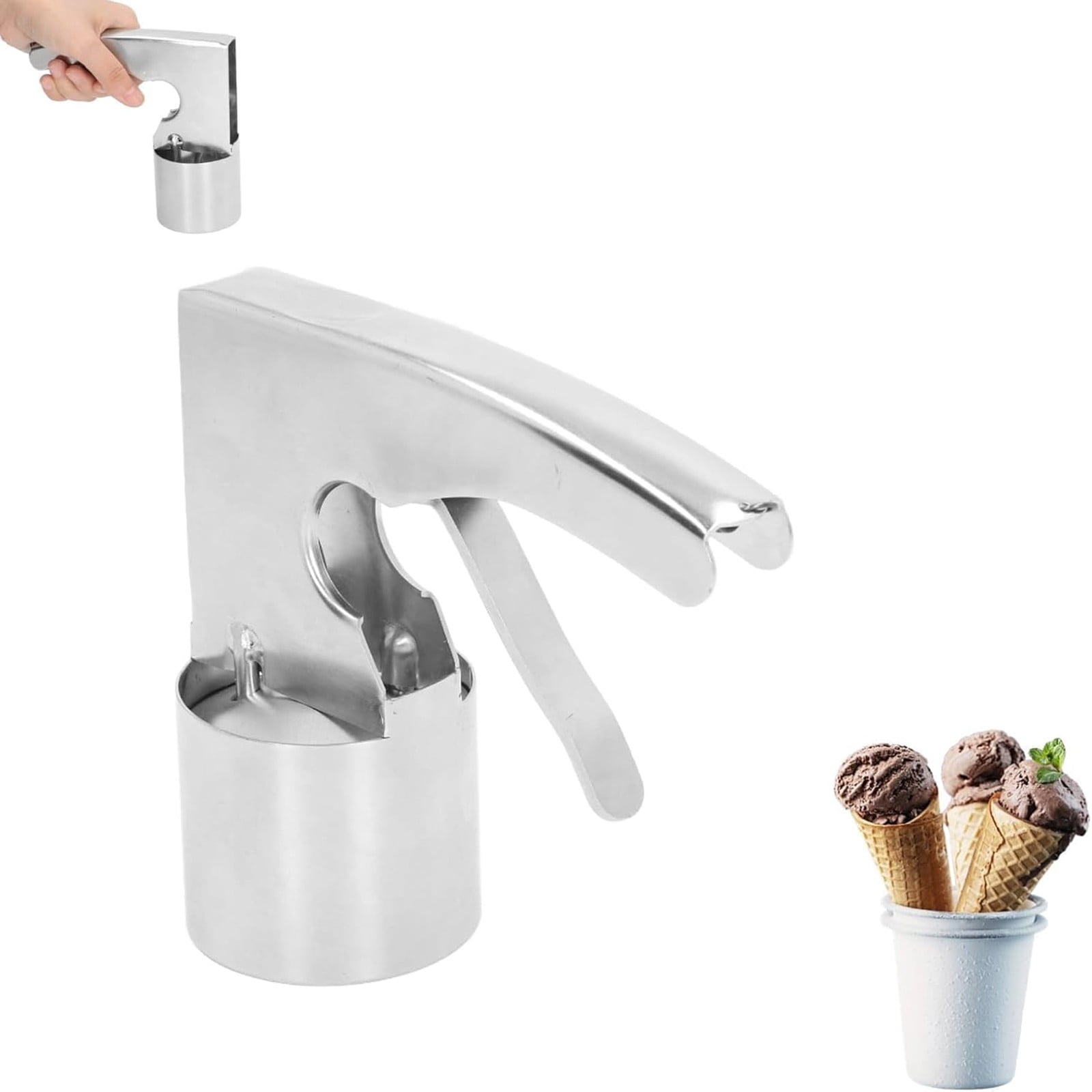 Cylindrical Ice Cream Scoop
