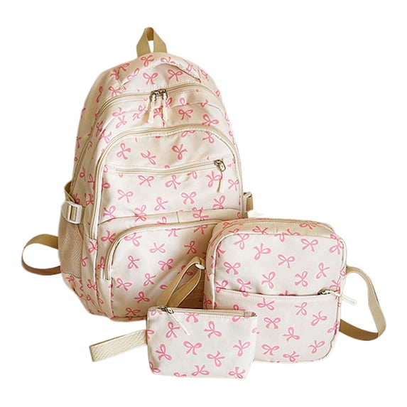 Ice Cream Series Three-Piece Backpack Set College Style Backpack