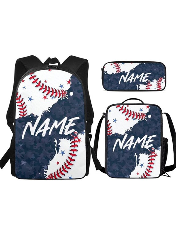 Ice Cream Series Three-Piece Backpack Set College Style Backpack