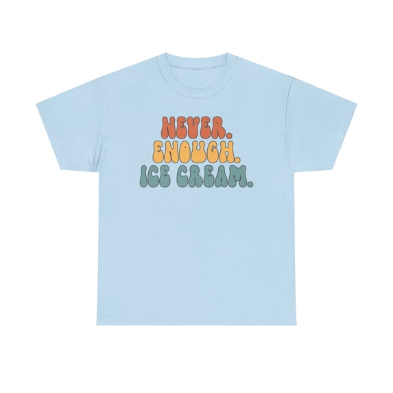 Ice Cream Shirt Gifts Tshirt Crew Neck Short Sleeve