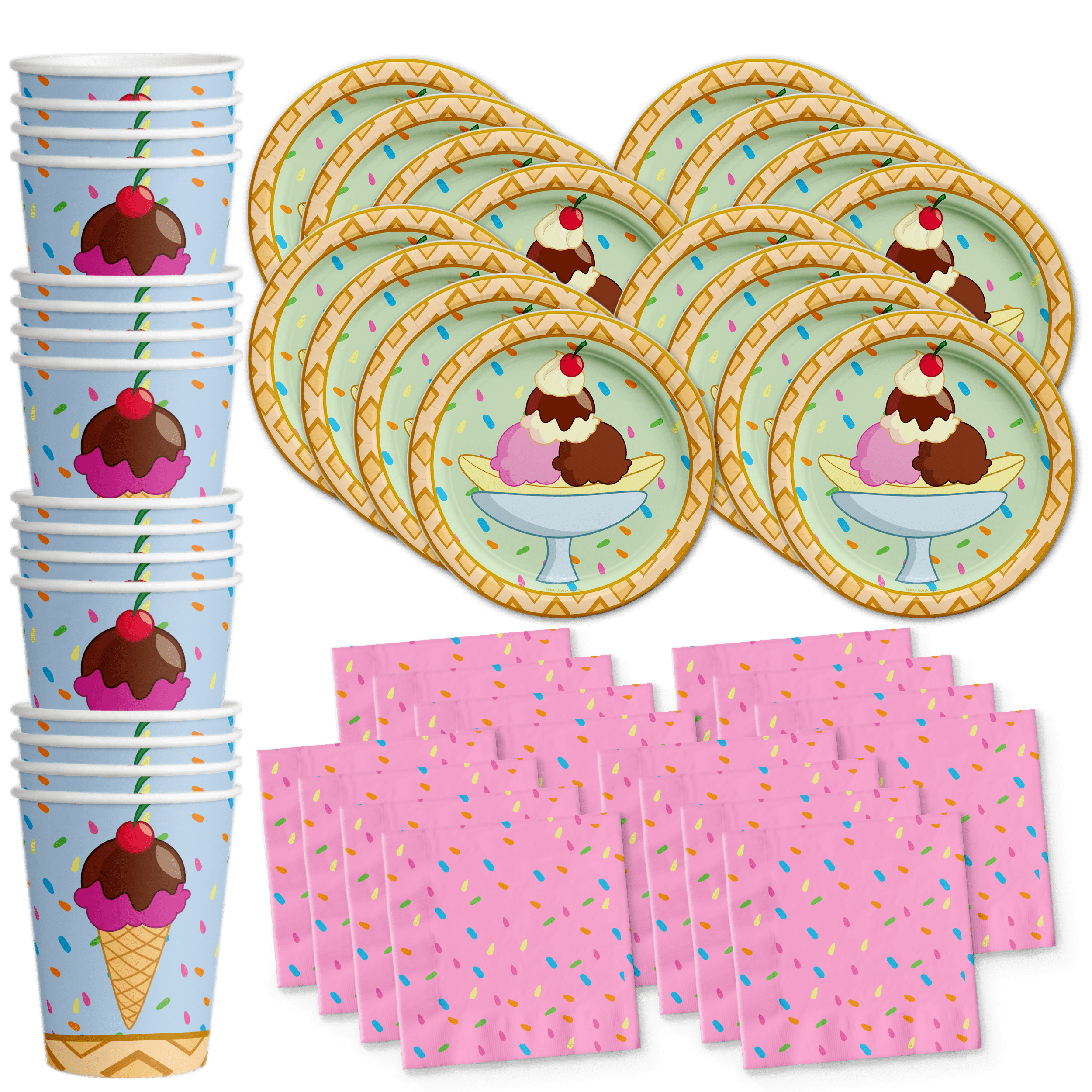 Ice Cream Shop Birthday Party Supplies Ice Cream Party Decorations