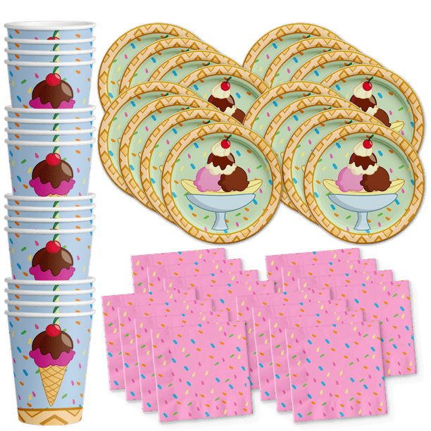 Ice Cream Shop Birthday Party Supplies Ice Cream Party Decorations