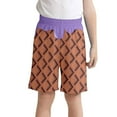thumbnail image 1 of Ice Cream Shorts Boys Summer Cute Preppy Ice Cream Shorts Kids Elastic Waist Baseball Active Track Short Pants Purple 11 Y 12 Y, 1 of 4