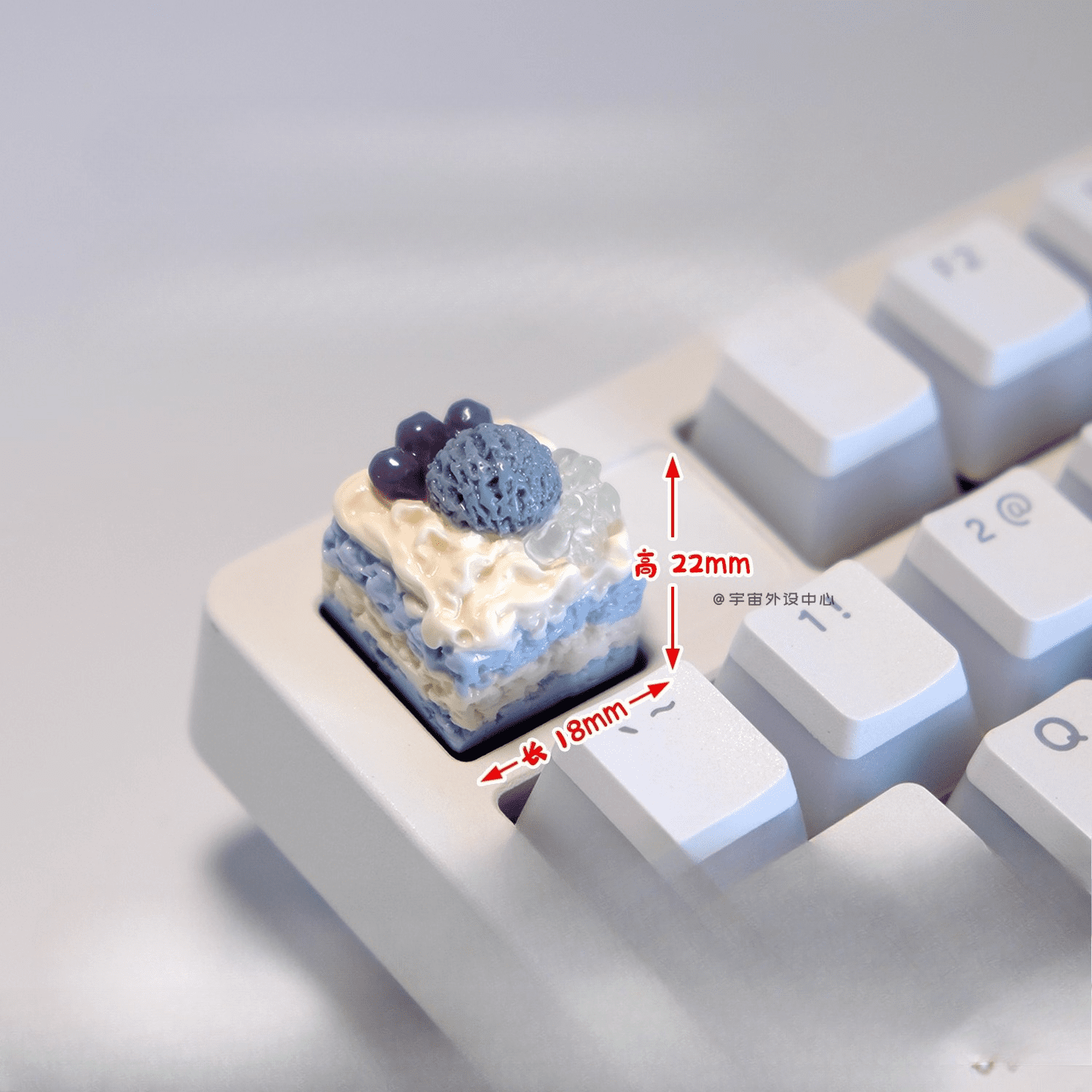 Ice Cream Simulation Keycap Handmade Custom Keycaps Cross Creative ...