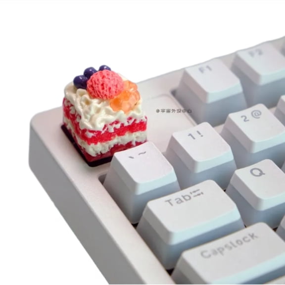 Ice Cream Simulation Keycap Handmade Custom Keycaps Cross Creative Keycaps ESC Key Multi Layer Multi-color Resin Process Keycaps