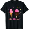 thumbnail image 1 of Ice Cream Social Candy Theme Party T-Shirt men and women can wear, black, white, gifts, 1 of 4