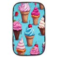 thumbnail image 1 of Ice Cream Soft Comfortable Furry Printed Car Armrest Cover Armrest Accessories Car Armrest Mat 12.5x8.2 Inch, 1 of 6