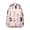 thumbnail image 1 of Ice Cream Soft Serve Backpack - Fashionable School Bag for Women & Men, Durable & Spacious, Ideal for Work, Travel & Everyday Carry, 1 of 6