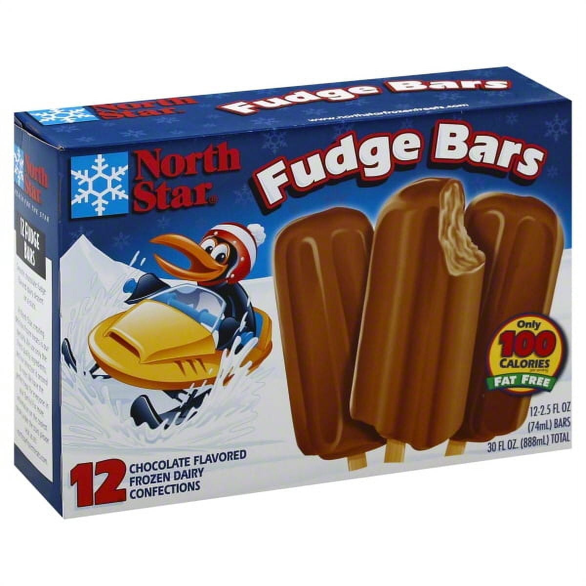 Ice Cream Specialties North Star Fudge Bars, 12 Ct