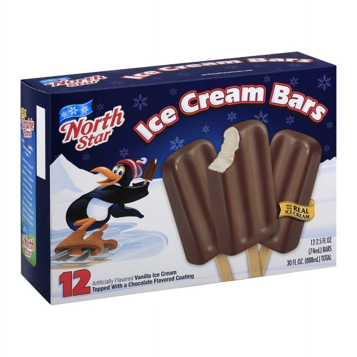 Ice Cream Specialties North Star Ice Cream Bars, 12 Ct