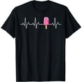 thumbnail image 1 of Ice Cream Squad Ice Cream Cone Lovers for Summer Heartbeat T-Shirt, 1 of 4