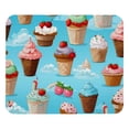 thumbnail image 1 of Ice Cream Square Desk Mat, 8.3x9.8 Inch, Non-Slip Rubber Bottom, Printed, Suitable for Office and Gaming - Gaming Mousepad and Mouse Pad, 1 of 6