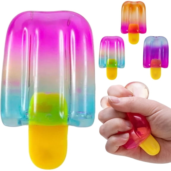 Ice Cream Squeeze Squishies, Slow Rising Stress Relief Fidgets, Sensory Desk Accessories for Adults, Easter Basket Stuffers Party Favors, Birthday Gift