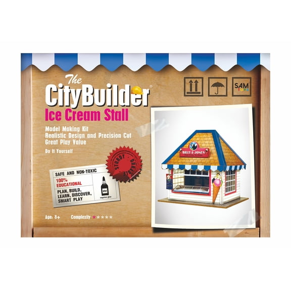 Ice Cream Stall Cardboard Model Making Kit