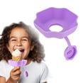 thumbnail image 1 of Ice Cream Stand Purple, Holders for Kids No Drip Grade Reusable Silicone Holder Cold Stand Ice Stick Mount Catches Before They Drop for Kids (An Ice Cream Stand), 1 of 6