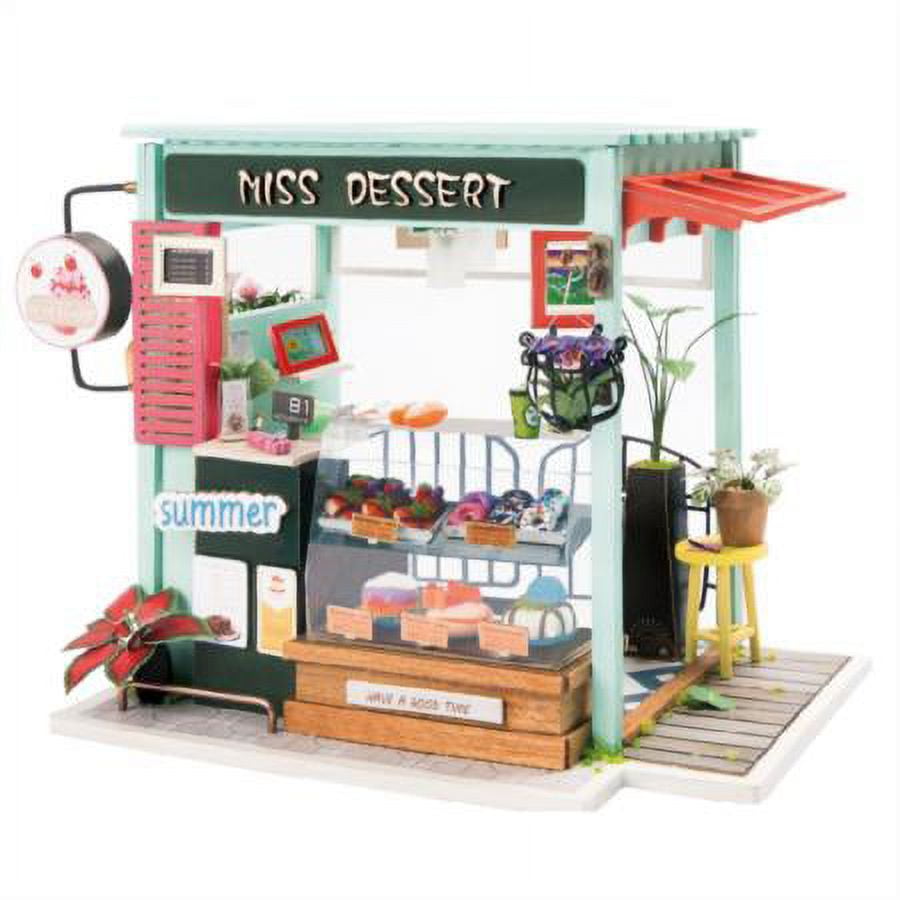 Dollhouse miniature ice cream toy capsule dispenser machine (1pc) —