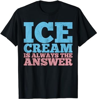 Ice Cream Summer Frozen Food Funny Vintage Gift T-Shirt - Walmart.com