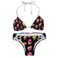 thumbnail image 1 of Ice Cream Swim Wear Bikini Set with Detachable Sponge & Adjustable Strap, Two-Pack for Versatile Swimming Suit Styles, 1 of 6