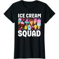 thumbnail image 1 of Ice Cream Team Cone Popsicle Ice Cream Squad T-Shirt, 1 of 3