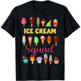 thumbnail image 1 of Ice Cream Team Cone Popsicle Ice Cream Squad T-Shirt, 1 of 4