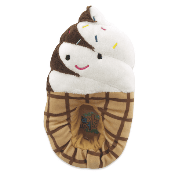 Ice Cream Toddler Kids Ultra Soft Plush Mooshy Stuffed Novelty Slippers YTBF03