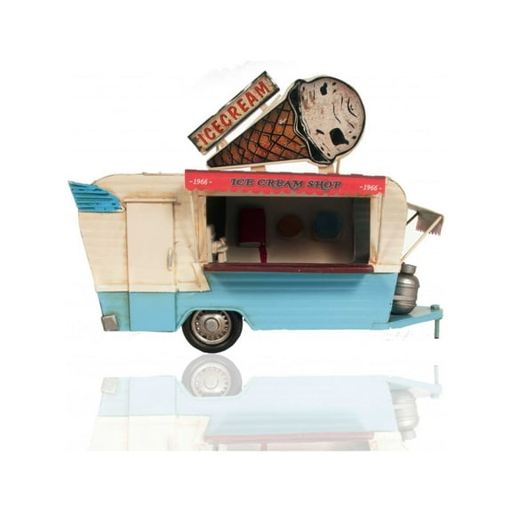 Ice Cream Trailer Metal Model