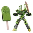 thumbnail image 1 of Ice Cream Transforming Robot Toy Articulated Popsicle Mecha Action Figure Educational Food Puzzle Model Green, 1 of 8
