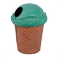 thumbnail image 1 of Ice Cream Trash Can, Green, 1 of 1