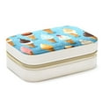thumbnail image 1 of Ice Cream Velvet Portable Jewelry Box with Removable Compartment - Stylish Gift, Display Case, and Decorative Box, 1 of 7