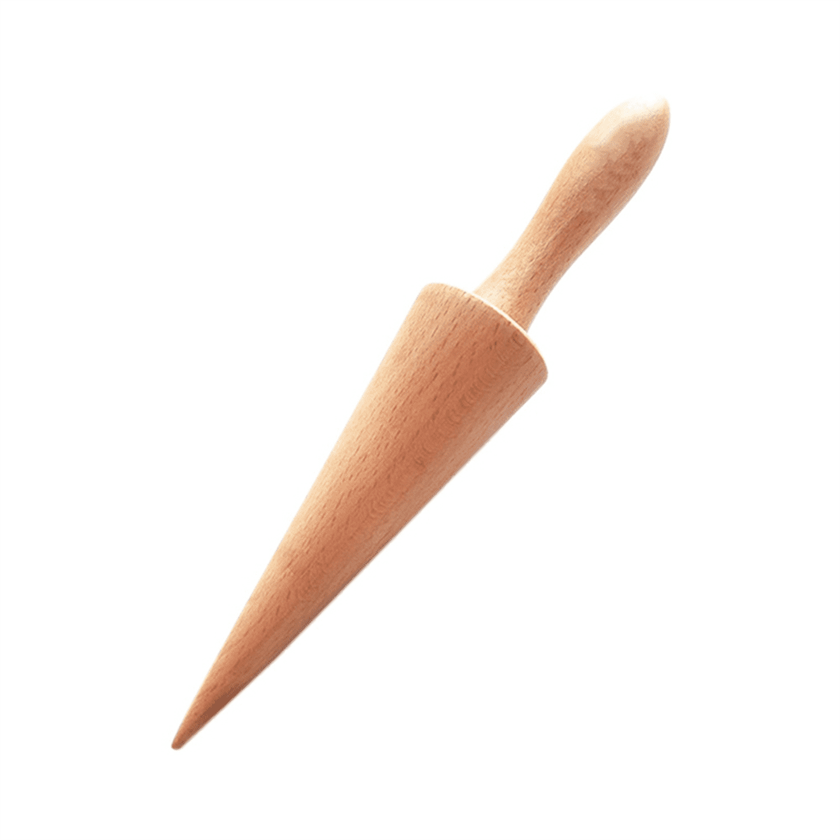 Ice Cream Waffle Cone Roller, Strong and Smooth Cone Roller, Wooden