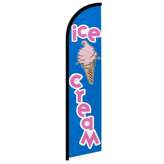 Ice Cream Windless Banner Flag