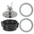thumbnail image 1 of Ice Crusher Blender Blade 4961, Jar Bottom Cap 4902 and 2 Gaskets Replacement Part Compatible with Oster & Osterizer, 1 of 4