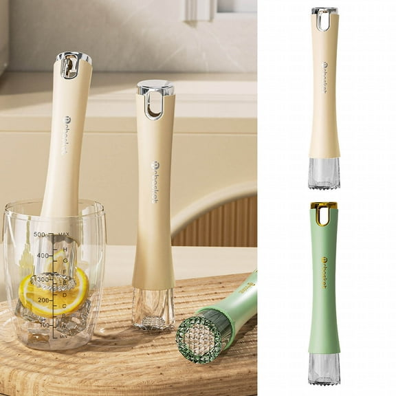 Ice Crusher Handheld Manual Fruit Press Tool for Lemonade and Cocktails with Non-Slip Grip and Rust-Resistant Design for Home Bar and Kitchen Use