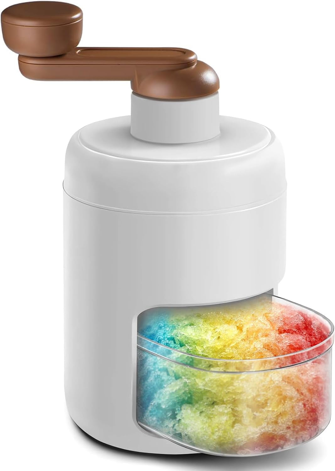 Ice Crushers and Snow Cone Machine for Home Use, Ice Shaver Hand Crank, Ice Crusher for Snow Cones, Ideal for Outdoor Picnics, Portable