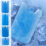 Ice Crystal Boxes, Ice Blocks for Cooler, Ice Packs for Coolers Long Lasting Reusable, Blue Ice Packs for Coolers, Freezer Blocks Shock Cooler Portable Small Ices Packs Ices Crystal Boxes