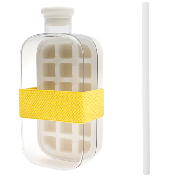 Ice Cube Bottle Kit Multipurpose Icing Mold Cup Easy to Clean New Ice Cube Tray Bottle with Lid and Container for Juice and Beverages