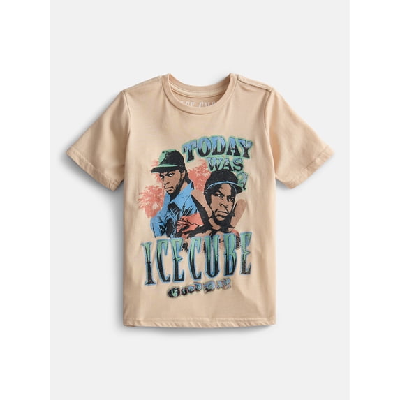 Ice Cube Boys' Graphic Tee with Short Sleeves, Sizes 4-18