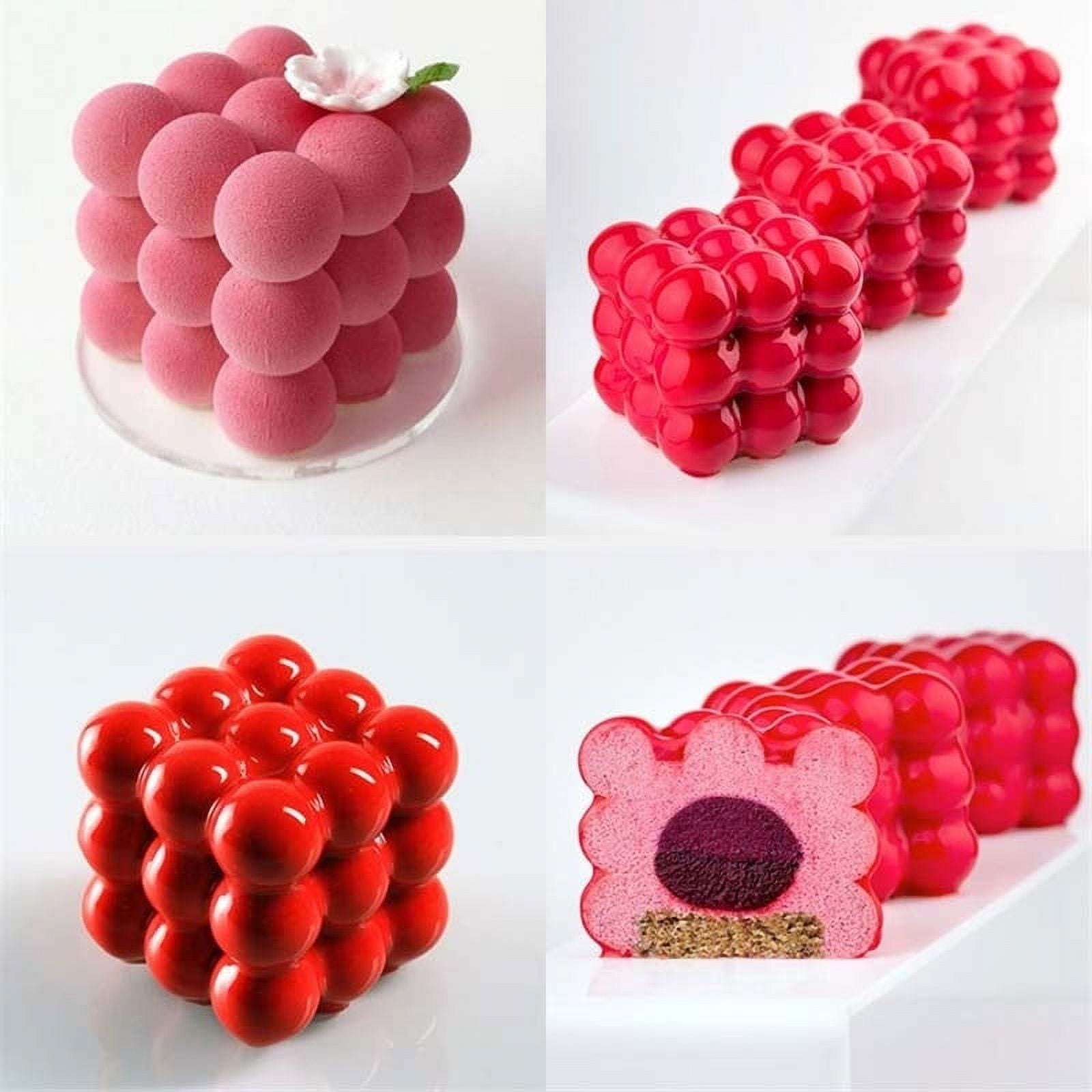 Ice Cube Maker 3D Mold Magic Cube. Bar Party Silicone Trays Fun Shapes ...