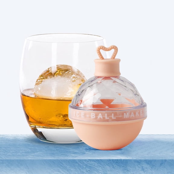 Ice Cube Mold for Drinks,Summer Creative Light Bulbs Ice Molds Ice Ball Maker Molds Light Bulbs Ice Molds 2.5 In Sphere Mold Sphere Ice Ball Maker Mold Silicone Round Mold