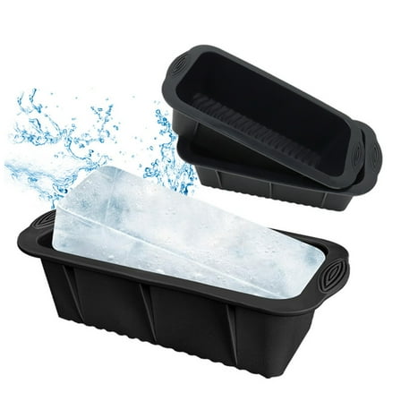 Ice Cube Mold,Ice Block 5x10 Inch Silicone Extra Large Ice Block For Ice Bath Cold Chiller For Ice Baths Cold Tub Accessories