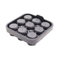 thumbnail image 1 of Ice Cube Mold with Lid, Silicone Rose Ice Cube Tray for Freezer, Easy Release Ice Trays Maker, Make 9 Ice Ball Maker Mold Flower Ice Tray Mold for ,Black, 1 of 8