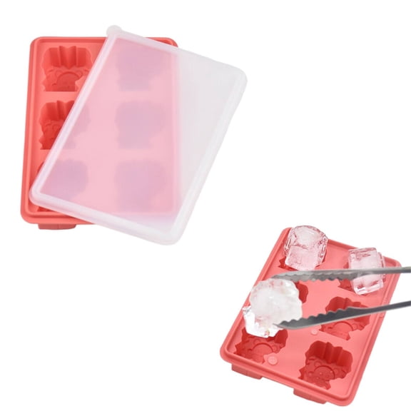 Ice Cube Mold,Lio Shaped Trays 3D Easy To Release For Brandy Coffee And Juice Beveragess For Hot Summer And Parties