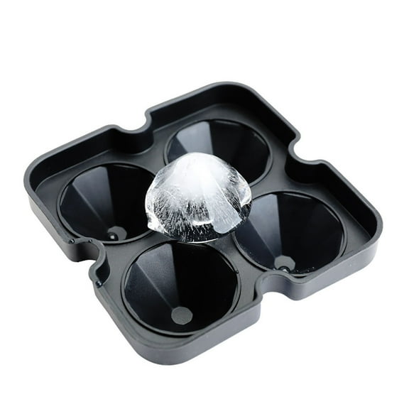 Ice Cube Mold,Silicone Ice Tray Diamond Ice Tray 4 Hole Upper And Lower Cover Diamond Mold