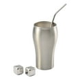 thumbnail image 1 of Ice Cube Mold Stainless Steel Ice Cubes Reusable Metal Chilling Stones with Whisky Keep Cold, 1 of 3