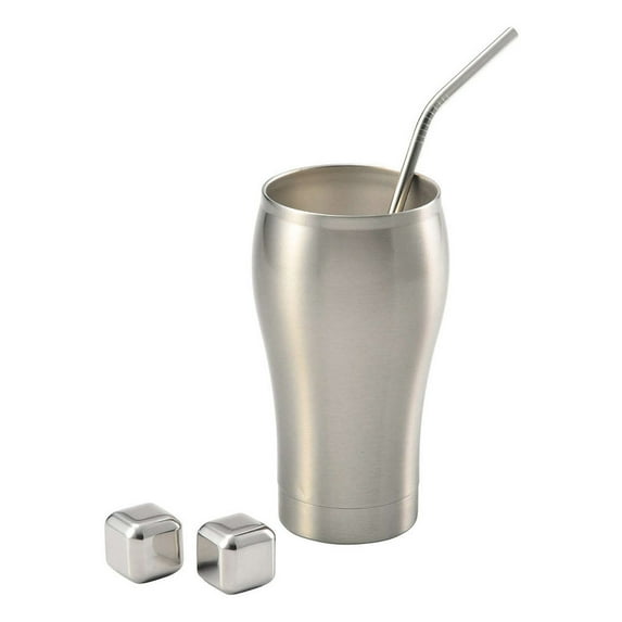 Ice Cube Mold Stainless Steel Ice Cubes Reusable Metal Chilling Stones with Whisky Keep Cold