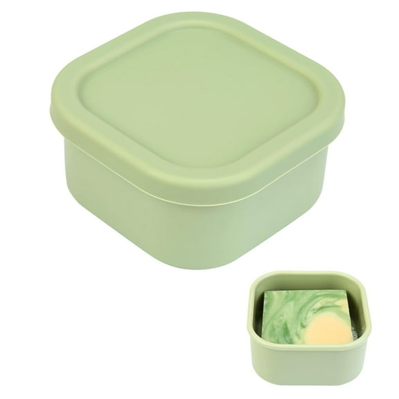 Ice Cube Mold,The Dearest Grey Kitchen Leak Proof Silicone Container With Lid. Microwave And Oven