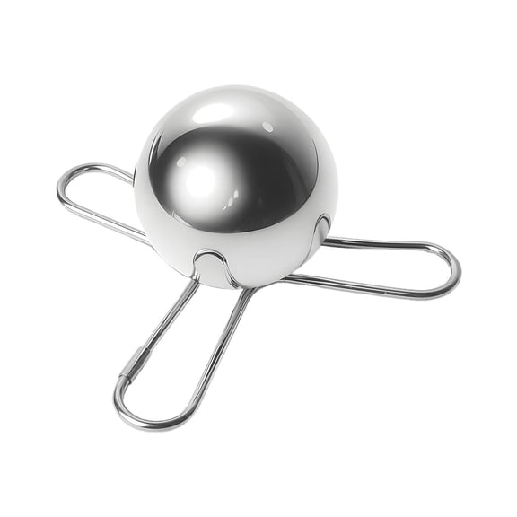 Ice Cube Mold/Tray Metal Frozen espresso ball silver three pronged 40mm single tube